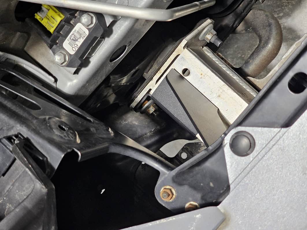 Diode Dynamics Stealth Ss30 Bracket Kit For 2016–2023 Toyota Tacoma 4 Passenger-side mounting bracket in position.