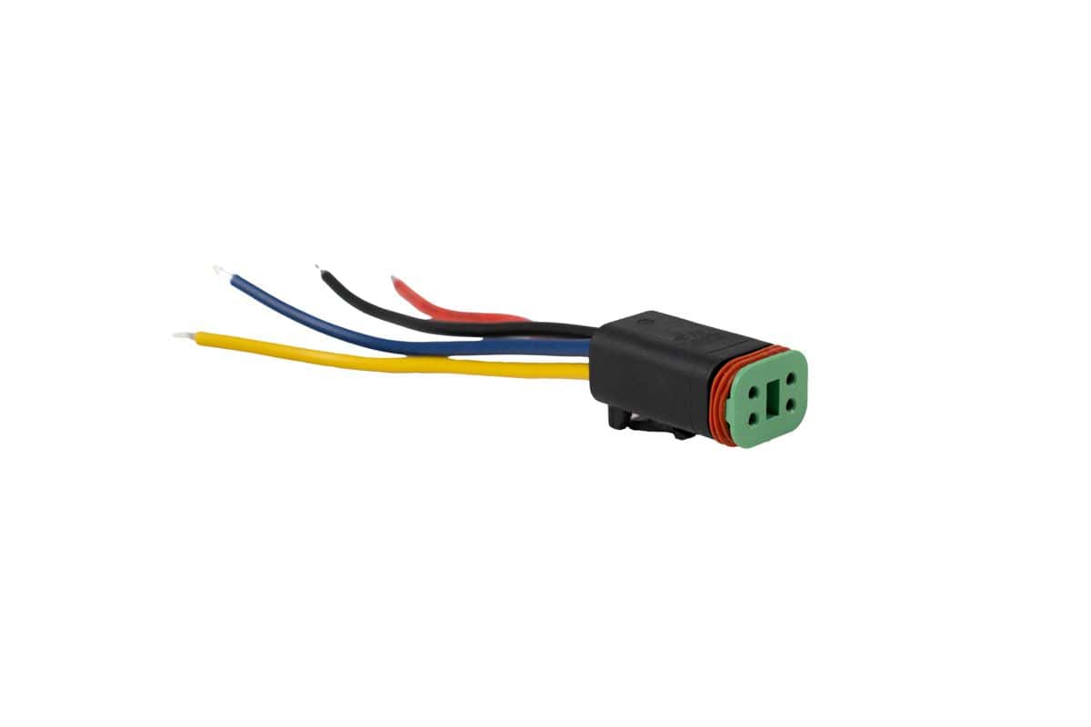 Diode Dynamics Deutsch DT 4-Pin Female Wire Pigtail (one)