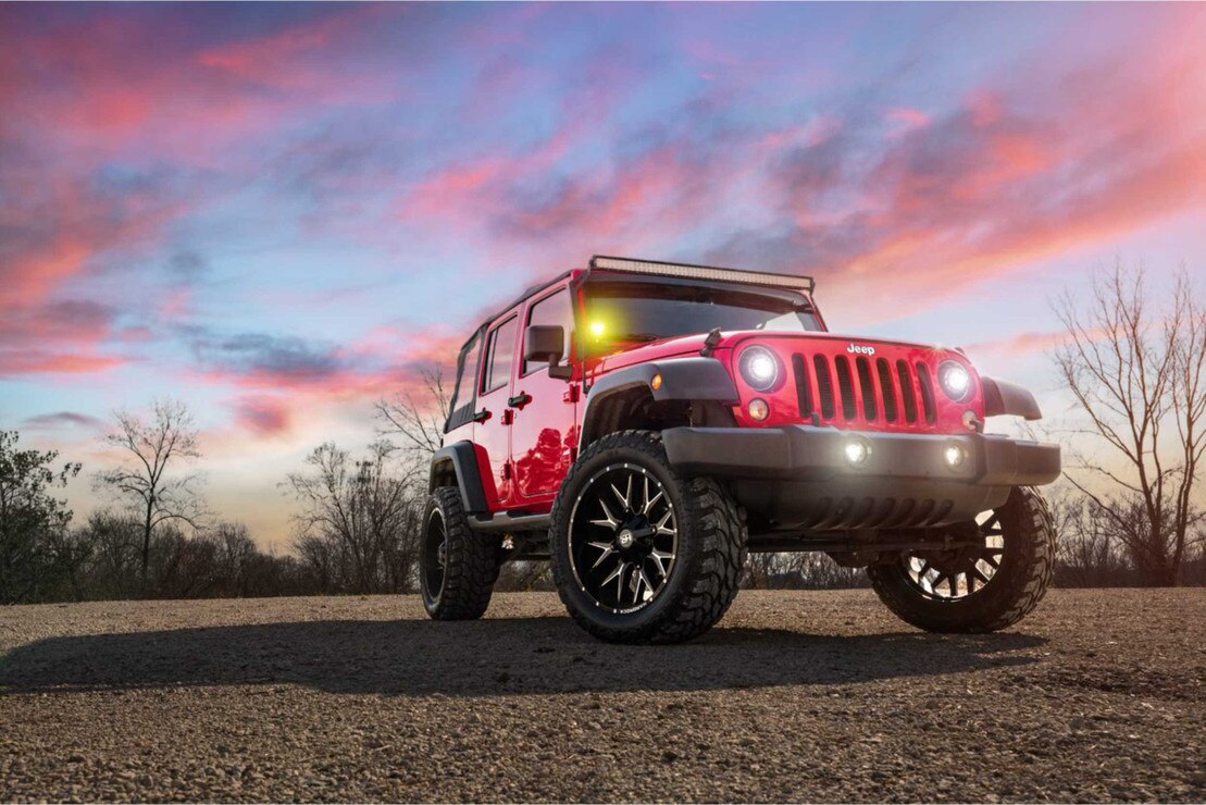 Morimoto Baf035 Ditch-Light Brackets For 2007–2018 Jeep Wrangler Jk 4 Bracket-only hardware; lamps and wiring are not included.