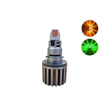 AlphaFit Duo LED Watermelon Light Bulb (Gen 2) | Amber/Green